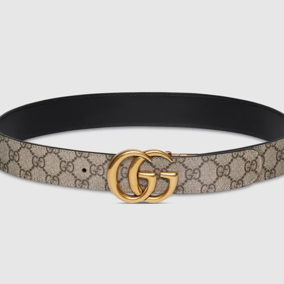 Gucci GG Marmont reversible belt with dust bag - Picture 1 of 7